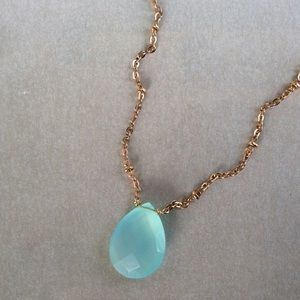 New Sundance charm Chalcedony Necklace